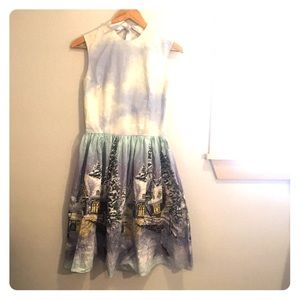 Bernie Dexter Winter Wonderland A-line midi dress